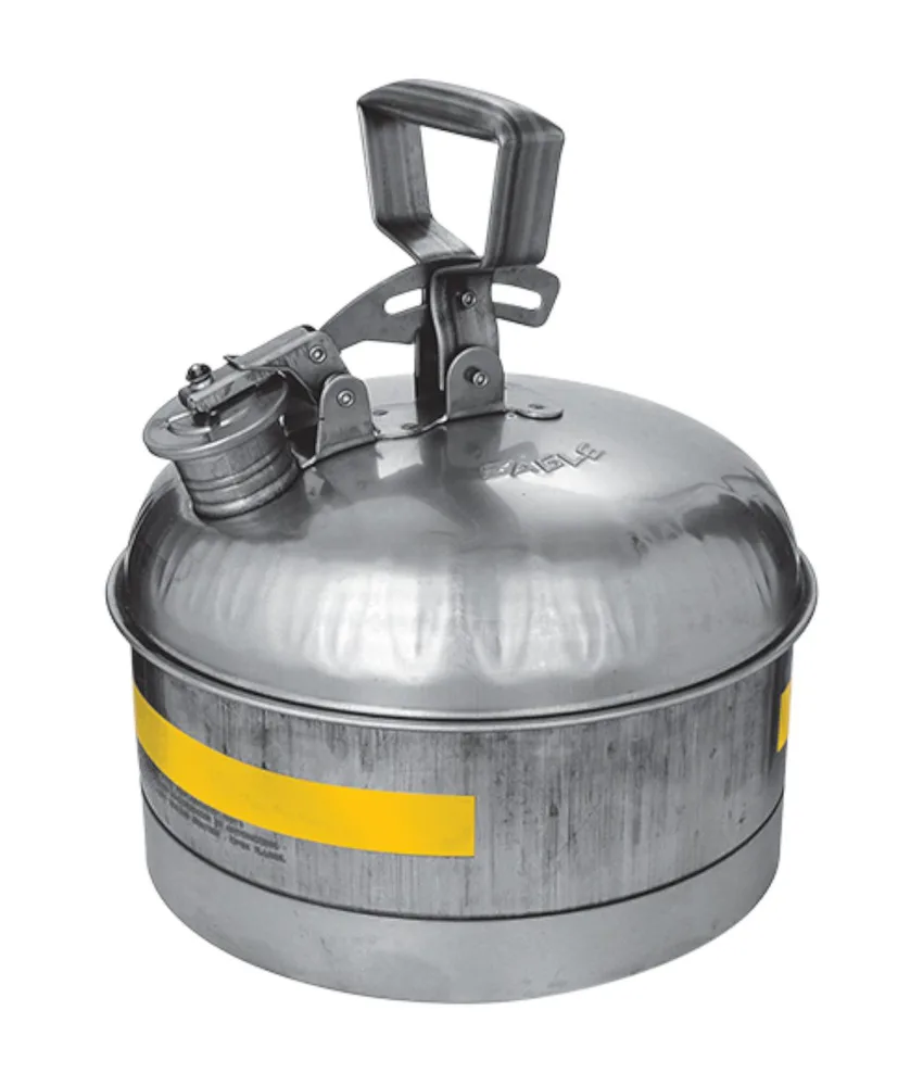 Contenitore di sicurezza Justrite, maniglia oscillante - tipo 1 - in acciaio INOX
