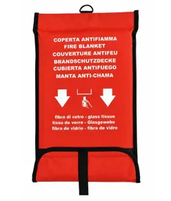 Coperta antifiamma ignifuga in fibra di vetro