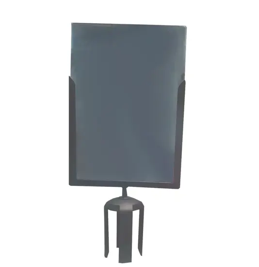 Cornice in plexiglass per colonnine tendinastro