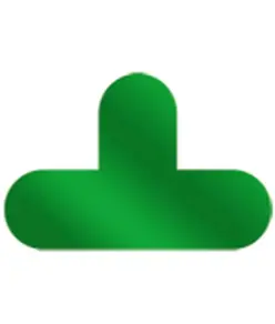 delimitatori a T da pavimento in PVC