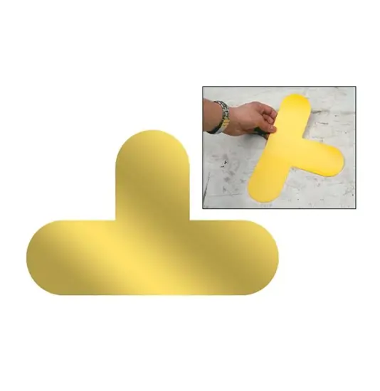 delimitatori a T da pavimento in PVC