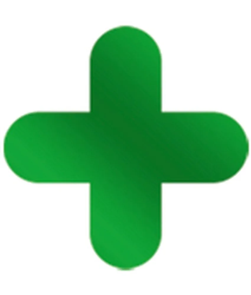 10 delimitatori a X da pavimento in PVC, molto resistenti - goffrate