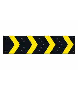 Delineatore di curva  giallo nero