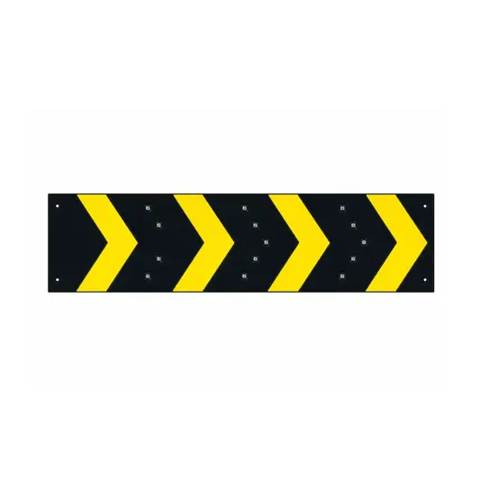 Delineatore di curva  giallo nero