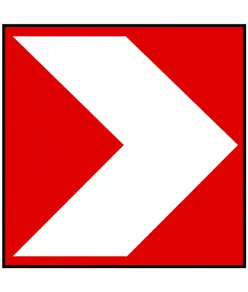 Delineatore di curva provvisoria