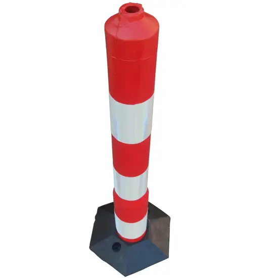Delineatore elastico stradale cilindrico