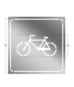 Dima in alluminio 'bicicletta'