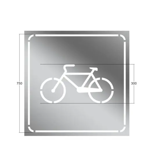 Dima in alluminio 'bicicletta'