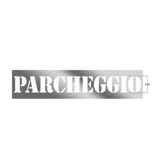 Dima in alluminio 'parcheggio'