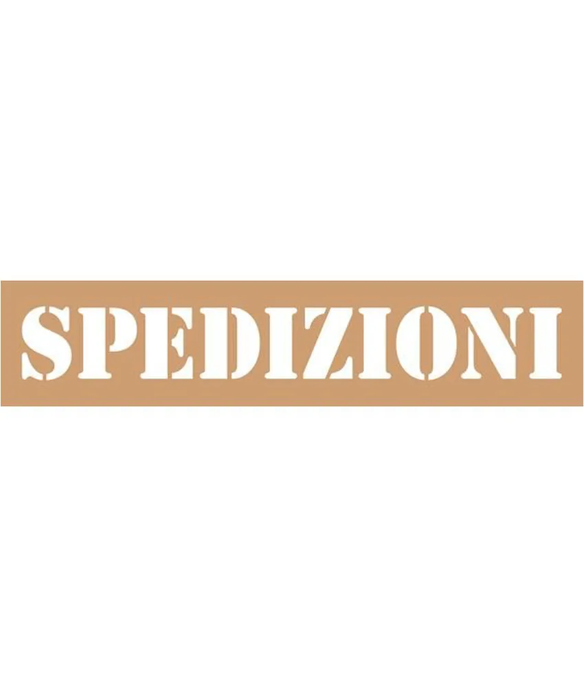 Dima in cartone riutilizzabile scritta spedizioni, Cartone alta densità rinforzato