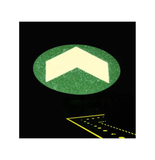 dischi antiscivolo fotoluminescenti