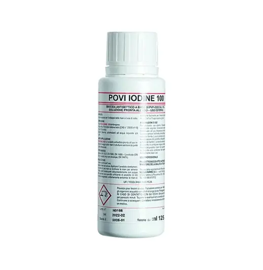 Disinfettante a base di iodopovidone - al 10% di iodio  Povi-iodine