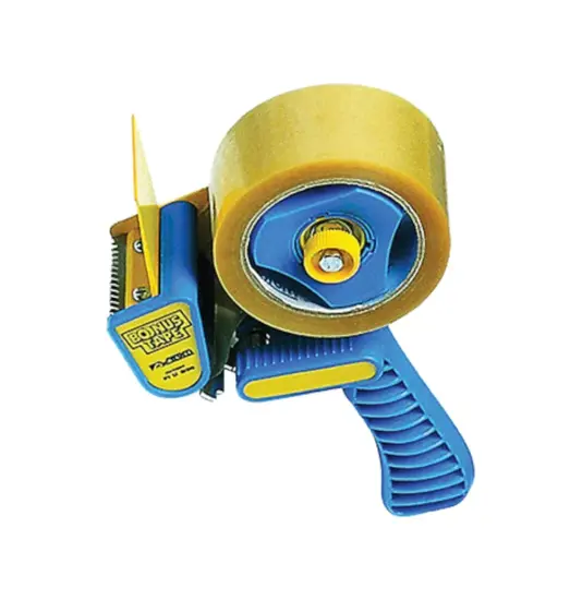Dispenser tendinastro per nastri in rotolo.