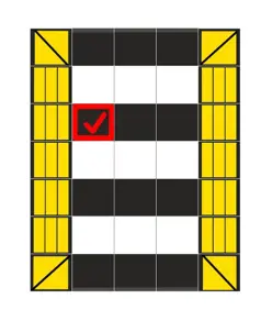 Dosso per passaggio pedonale componibile h7 cm
