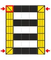 Dosso per passaggio pedonale componibile h7 cm