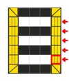 Dosso per passaggio pedonale componibile h7 cm