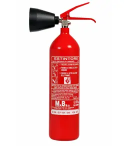 Estintore portatile a CO2 da 2 kg