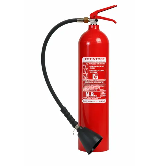 Estintore portatile a CO2 da 5 kg