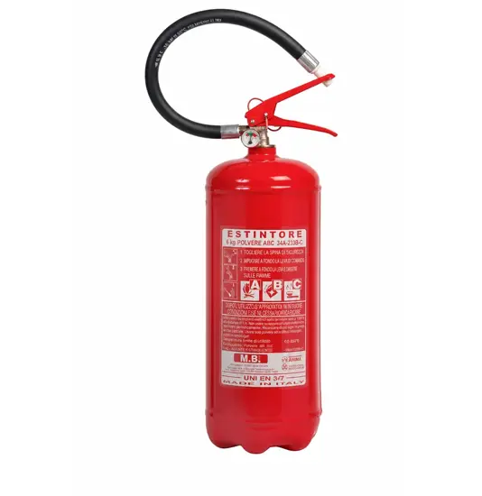 Estintore portatile a polvere 6 kg