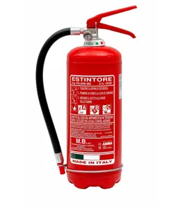 Estintore portatile a polvere da 4 kg