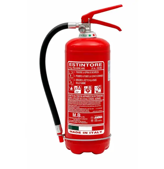 Estintore portatile a polvere da 4 kg