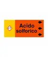 Etichetta "ACIDO SOLFORICO"