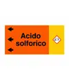 Etichetta "ACIDO SOLFORICO"