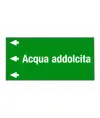 Etichetta "ACQUA ADDOLCITA "