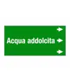 Etichetta "ACQUA ADDOLCITA "