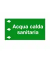 Etichetta "ACQUA CALDA SANITARIA "