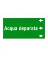 Etichetta "ACQUA DEPURATA"