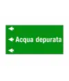 Etichetta "ACQUA DEPURATA"