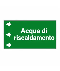 Etichetta "ACQUA DI RISCALDAMENTO "