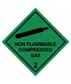 Etichetta adesiva  Non flammable compressed gas
