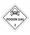 Etichetta adesiva  Poison gas