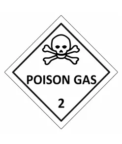 Etichetta adesiva  Poison gas