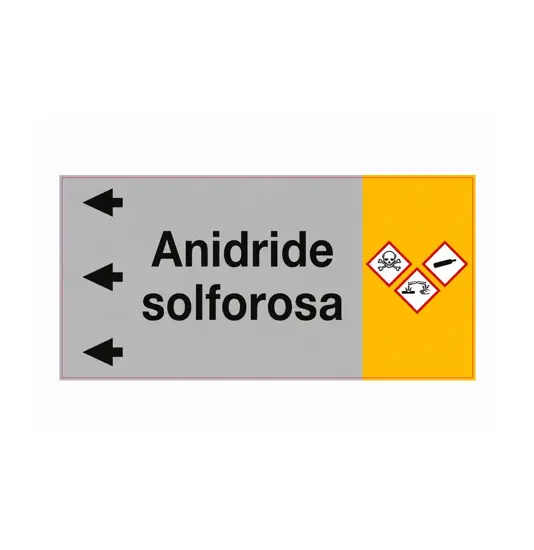 Etichetta "ANIDRIDE SOLFOROSA"