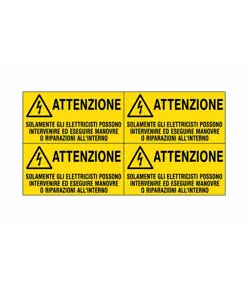 Etichetta 'attenzione'