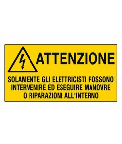 Etichetta 'attenzione'