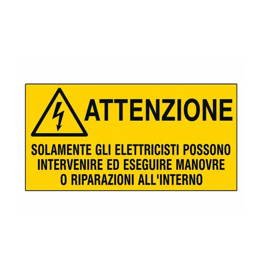 Etichetta 'attenzione'