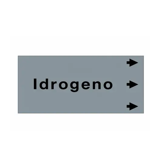 Etichetta "IDROGENO"