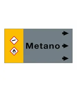 Etichetta " METANO"
