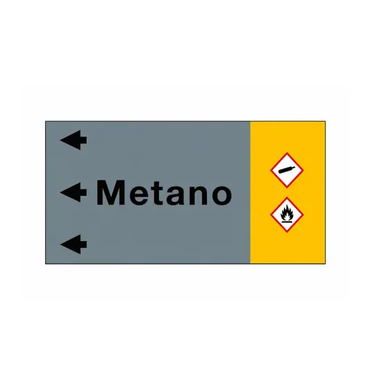 Etichetta " METANO"