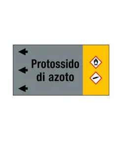 Etichetta " PROTOSSIDO D'AZOTO "