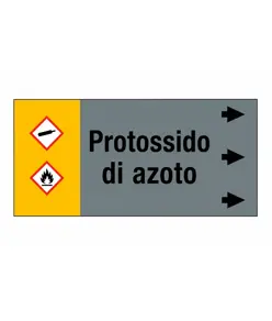 Etichetta " PROTOSSIDO D'AZOTO "