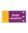 Etichetta " SODA CAUSTICA "
