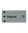 Etichetta "VAPORE. . C"