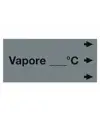 Etichetta "VAPORE. . C"