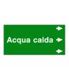 Etichetta "ACQUA CALDA"