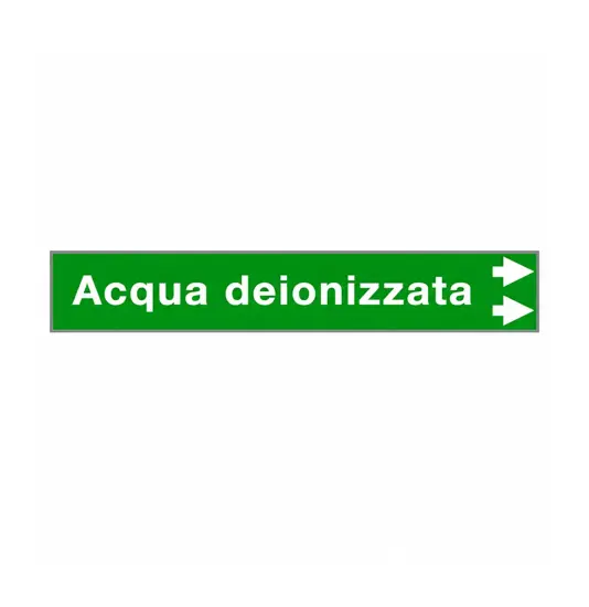 Etichette "ACQUA DEIONIZZATA"